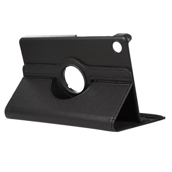 For Samsung Galaxy Tab A9+ 11.0 ENKAY 360 Degree Rotation Litchi Leather Smart Tablet Case(Black)