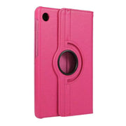For Samsung Galaxy Tab A9 8.7 ENKAY 360 Degree Rotation Litchi Leather Smart Tablet Case(Black)