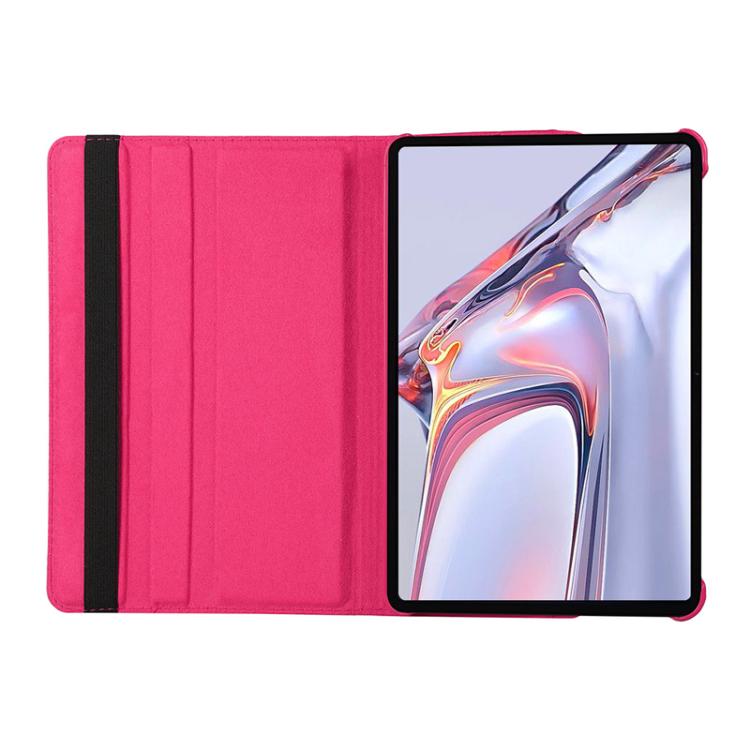 For Samsung Galaxy Tab A7 Lite 8.7 ENKAY 360 Degree Rotation Litchi Leather Smart Tablet Case(Rose Red) - free shipping - PMc TechLife - Order now!