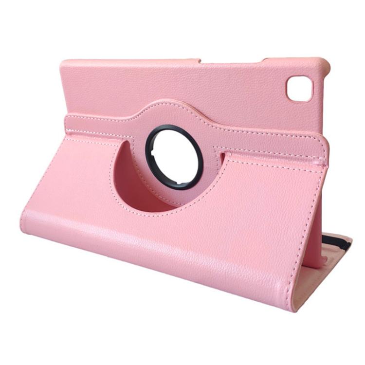 For Samsung Galaxy Tab A7 Lite 8.7 ENKAY 360 Degree Rotation Litchi Leather Smart Tablet Case(Pink) - free shipping - PMc TechLife - Order now!