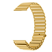 18mm Loop Slingshot Buckle Stainless Steel Watch Band(Gold)