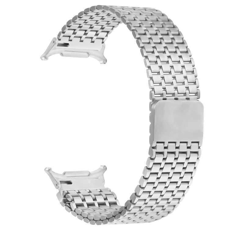 For Samsung Galaxy Watch Ultra 47mm Nine-beads Magnetic Buckle Stainless Steel Watch Band(Silver) - free shipping - PMC TechLife - Order now!