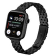 For Apple Watch 46mm / 49mm / 45mm / 44mm Small Waist Slingshot Buckle Steel Watch Band(Black) - free shipping - PMC TechLife - Order now!