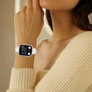 For Apple Watch 42mm / 41mm / 40mm / 38mm Small Waist PU Leather Watch Band(White)