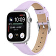 For Apple Watch 42mm / 41mm / 40mm / 38mm Small Waist PU Leather Watch Band(Light Purple) - Watch Bands by PMC TechLife | Online Shopping South Africa | PMC TechLife | Buy Now Pay Later Mobicred