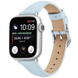 For Apple Watch 46mm / 49mm / 45mm / 44mm Small Waist PU Leather Watch Band(Sky Blue) - Watch Bands by PMC TechLife | Online Shopping South Africa | PMC TechLife | Buy Now Pay Later Mobicred