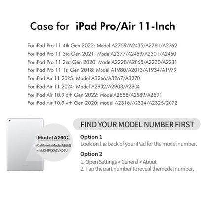 For iPad Air 11 2025 / 2024 / Air 10.9 2022 ENKAY 360 Degree Rotation Litchi Leather Smart Tablet Case(Light Blue) - free shipping - PMC Jewellery - Order now!