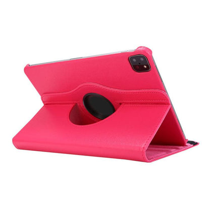For iPad Air 11 2025 / 2024 / Air 10.9 2022 ENKAY 360 Degree Rotation Litchi Leather Smart Tablet Case(Rose Red) - free shipping - PMC Jewellery - Order now!