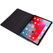 For iPad mini 2024 / mini 6 ENKAY 360 Degree Rotation Litchi Leather Smart Tablet Case(Dark Purple)