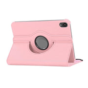 For iPad mini 2024 / mini 6 ENKAY 360 Degree Rotation Litchi Leather Smart Tablet Case(Pink)