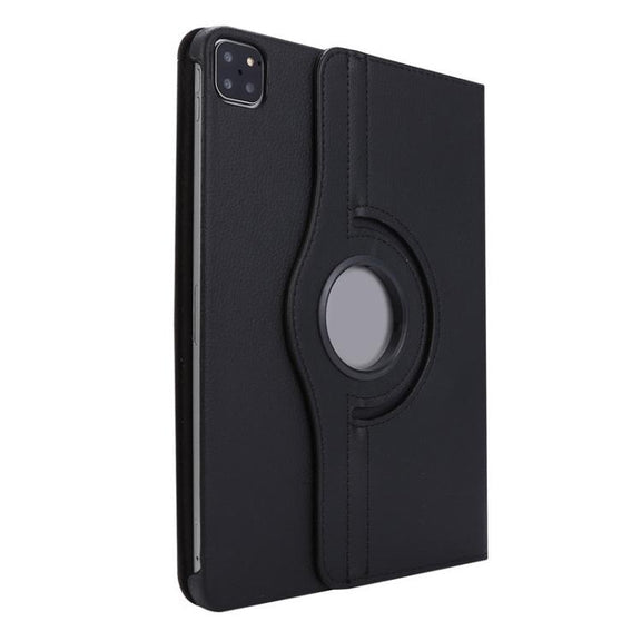 For iPad Pro 11 2024 ENKAY 360 Degree Rotation Litchi Leather Smart Tablet Case(Black)