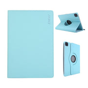 For iPad Pro 11 2024 ENKAY 360 Degree Rotation Litchi Leather Smart Tablet Case(Light Blue)
