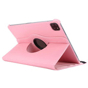 For iPad Pro 11 2024 ENKAY 360 Degree Rotation Litchi Leather Smart Tablet Case(Pink)