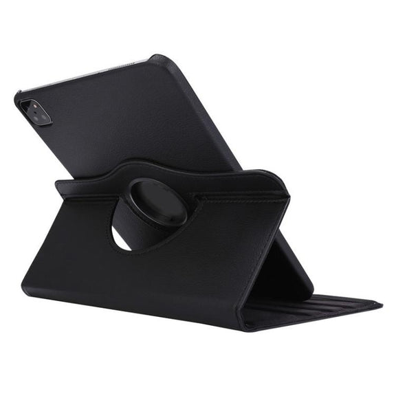 For iPad Pro 11 2024 ENKAY 360 Degree Rotation Litchi Leather Smart Tablet Case(Pink)