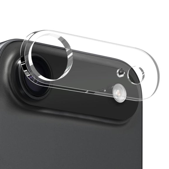 For iPhone 17 Air NORTHJO 3 in 1 TPU Airbag Shockproof Phone Case with Screen Protector Lens Film(Clear)