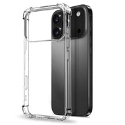 For iPhone 17 Pro NORTHJO 3 in 1 TPU Airbag Shockproof Phone Case with Screen Protector Lens Film(Clear)