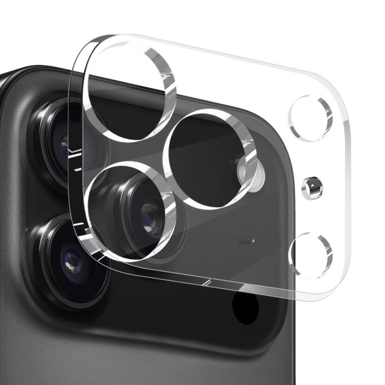 For iPhone 17 Pro Max NORTHJO 3 in 1 TPU Airbag Shockproof Phone Case with Screen Protector Lens Film(Clear)