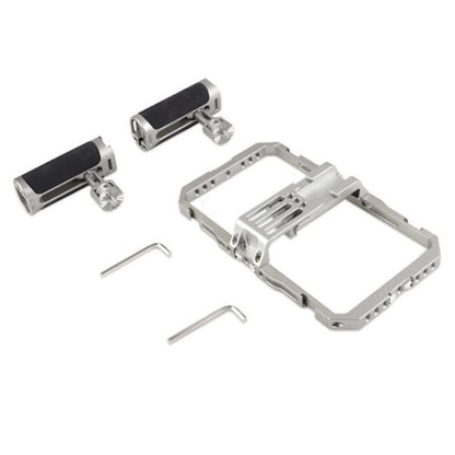 C072 Aluminum Alloy Handheld Smartphone Cage Rig Photography Stabilizer Dual Handle Frame - free shipping - PMC Jewellery - Order now!