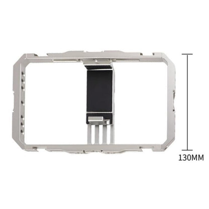 C072 Aluminum Alloy Handheld Smartphone Cage Rig Photography Stabilizer Dual Handle Frame - free shipping - PMC Jewellery - Order now!