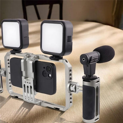 C072 Aluminum Alloy Handheld Smartphone Cage Rig Photography Stabilizer Dual Handle Frame - free shipping - PMC Jewellery - Order now!