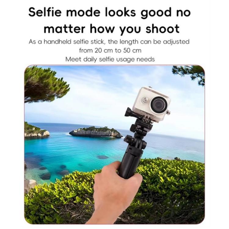 C062 Tri-folding Tripod Sports Camera Mobile Phone Selfie Stand Desktop Fixed Bracket - free shipping - PMC Jewellery - Order now!