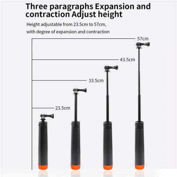 C063 Underwater Floating Selfie Stick Anti-Shake Tripod Snorkeling Pole For GoPro Action Camera