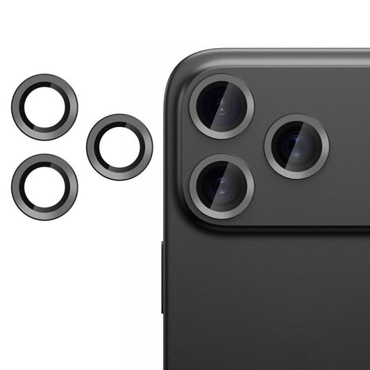For iPhone 17 Pro Kalebol No Flicker Ultra-Thin Individual Camera Lens Tempered Glass Film(Black) - iPhone 17 Pro Tempered Glass by Kalebol | Online Shopping South Africa | PMC Jewellery | Buy Now Pay Later Mobicred
