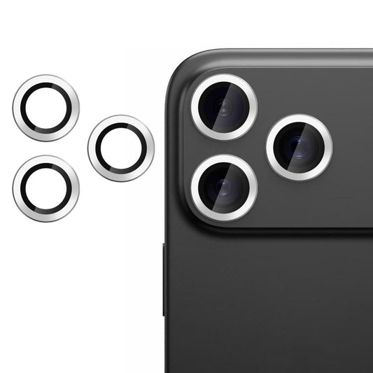 For iPhone 17 Pro Kalebol No Flicker Ultra-Thin Individual Camera Lens Tempered Glass Film(Silver) - iPhone 17 Pro Tempered Glass by Kalebol | Online Shopping South Africa | PMC Jewellery | Buy Now Pay Later Mobicred
