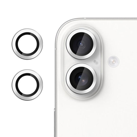 For iPhone 17 Kalebol No Flicker Ultra-Thin Individual Camera Lens Tempered Glass Film(Silver) - iPhone 17 Tempered Glass by Kalebol | Online Shopping South Africa | PMC Jewellery | Buy Now Pay Later Mobicred