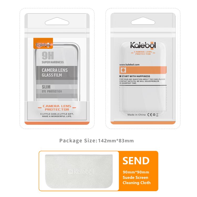 For iPhone 17 Air Kalebol No Flicker Ultra-Thin Individual Camera Lens Tempered Glass Film(Silver) - iPhone 17 Air Tempered Glass by Kalebol | Online Shopping South Africa | PMC Jewellery | Buy Now Pay Later Mobicred