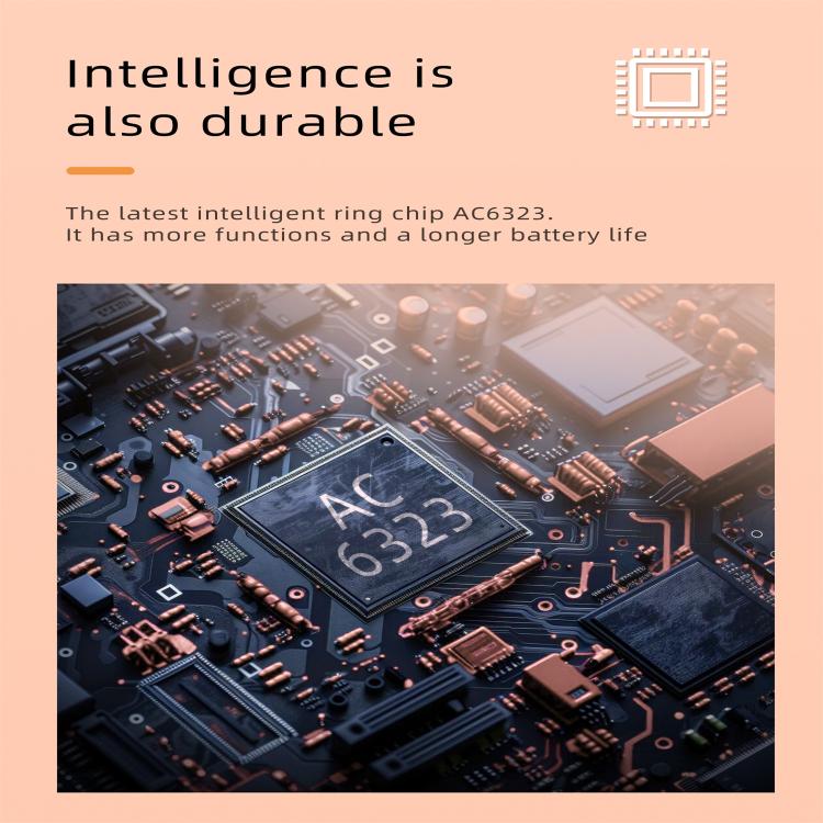 R18 SIZE 13 Smart Ring, Support Heart Rate / Blood Oxygen / Sleep / Care For Faimilies(Rose Gold)