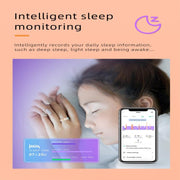 R18 SIZE 13 Smart Ring, Support Heart Rate / Blood Oxygen / Sleep / Care For Faimilies(Rose Gold)
