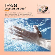 R18 SIZE 13 Smart Ring, Support Heart Rate / Blood Oxygen / Sleep / Care For Faimilies(Rose Gold)