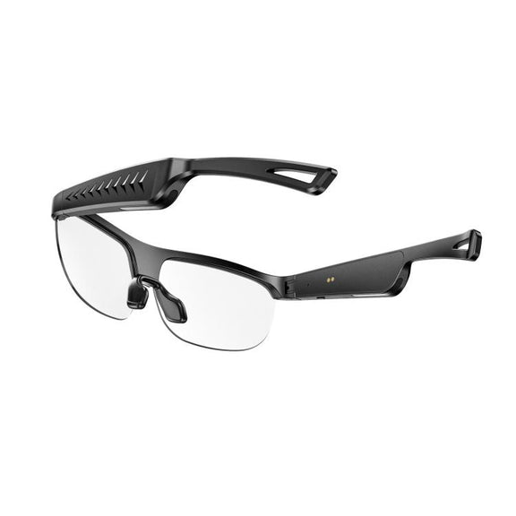 L01 Smart Glasses, Support AI Intelligent Translation / Bluetooth Call / Intelligent Noise Reduction(White)