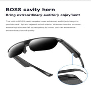L01 Smart Glasses, Support AI Intelligent Translation / Bluetooth Call / Intelligent Noise Reduction(Orange)