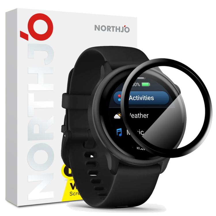 For Garmin Vivoactive 6 NORTHJO Watch Screen Protector PMMA Anti Scratch HD Screen Film