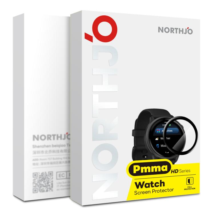 For Garmin Vivoactive 6 NORTHJO Watch Screen Protector PMMA Anti Scratch HD Screen Film - Screen Protector by NORTHJO | Online Shopping South Africa | PMC Jewellery | Buy Now Pay Later Mobicred