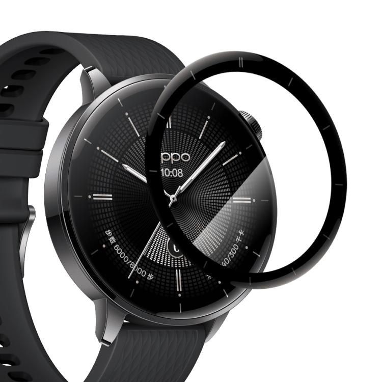 For OPPO Watch X2 Mini NORTHJO Watch Screen Protector PMMA Anti Scratch HD Screen Film(Black)