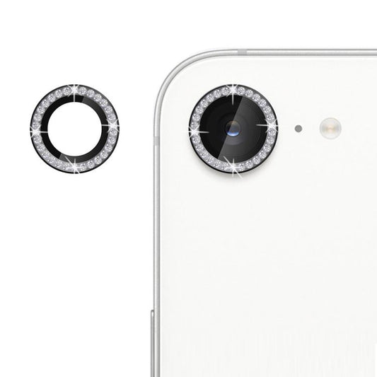 For iPhone 16e Kalebol Individual Camera Lens Diamond Ring Protector(Black) - free shipping - PMC Jewellery - Order now!