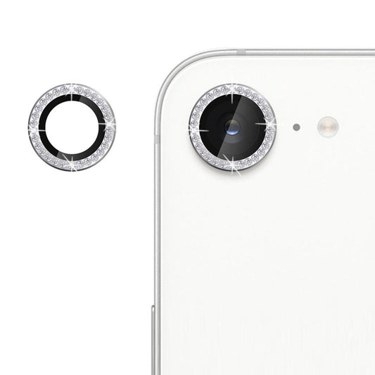 For iPhone 16e Kalebol Individual Camera Lens Diamond Ring Protector(Silver) - free shipping - PMC Jewellery - Order now!