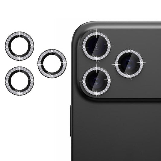 For iPhone 17 Pro Kalebol Individual Camera Lens Diamond Ring Protector(Black) - iPhone 17 Pro Tempered Glass by Kalebol | Online Shopping South Africa | PMC Jewellery | Buy Now Pay Later Mobicred
