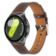 18mm Push Button Silver Steel Buckle Genuine Leather Watch Band(Brown) - free shipping - PMC TechLife - Order now!