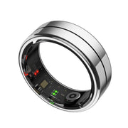 R04 SIZE 7 Smart Ring, Support Heart Rate / Blood Oxygen / Sleep Monitoring / Take Photos(Silver)