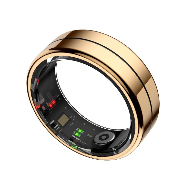 R04 SIZE 9 Smart Ring, Support Heart Rate / Blood Oxygen / Sleep Monitoring / Take Photos(Rose Gold)