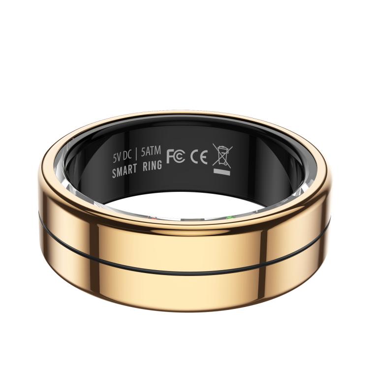 R04 SIZE 10 Smart Ring, Support Heart Rate / Blood Oxygen / Sleep Monitoring / Take Photos(Rose Gold)