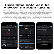 R04 SIZE 10 Smart Ring, Support Heart Rate / Blood Oxygen / Sleep Monitoring / Take Photos(Rose Gold)