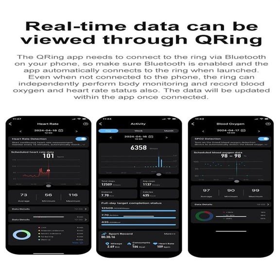 R04 SIZE 10 Smart Ring, Support Heart Rate / Blood Oxygen / Sleep Monitoring / Take Photos(Rose Gold)