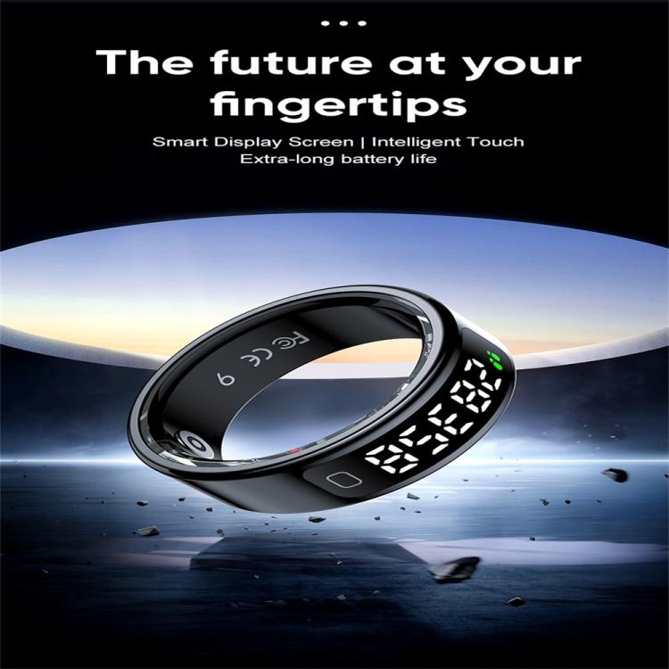 R11C SIZE 7 Smart Ring, Support Heart Rate / Blood Oxygen / Sleep Monitoring / Multiple Sport Modes(Black)