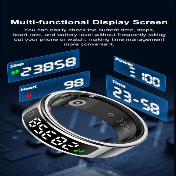 R11C SIZE 9 Smart Ring, Support Heart Rate / Blood Oxygen / Sleep Monitoring / Multiple Sport Modes(Black)