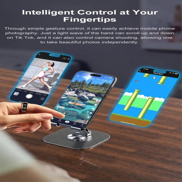 R11C SIZE 12 Smart Ring, Support Heart Rate / Blood Oxygen / Sleep Monitoring / Multiple Sport Modes(Silver) - free shipping - PMC TechLife - Order now!